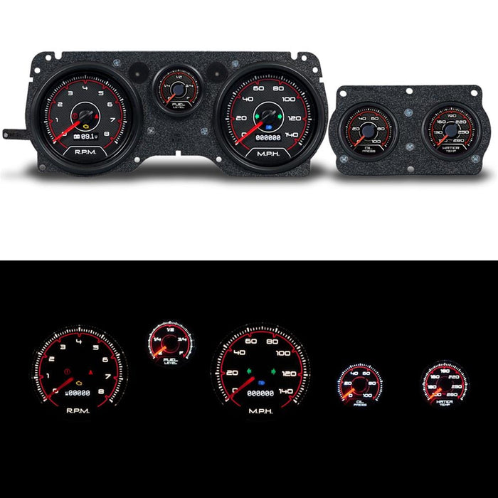 NVU Inc New Vintage USA 1970-81 Pontiac Firebird Gauge Packages 71126-01 Autofit