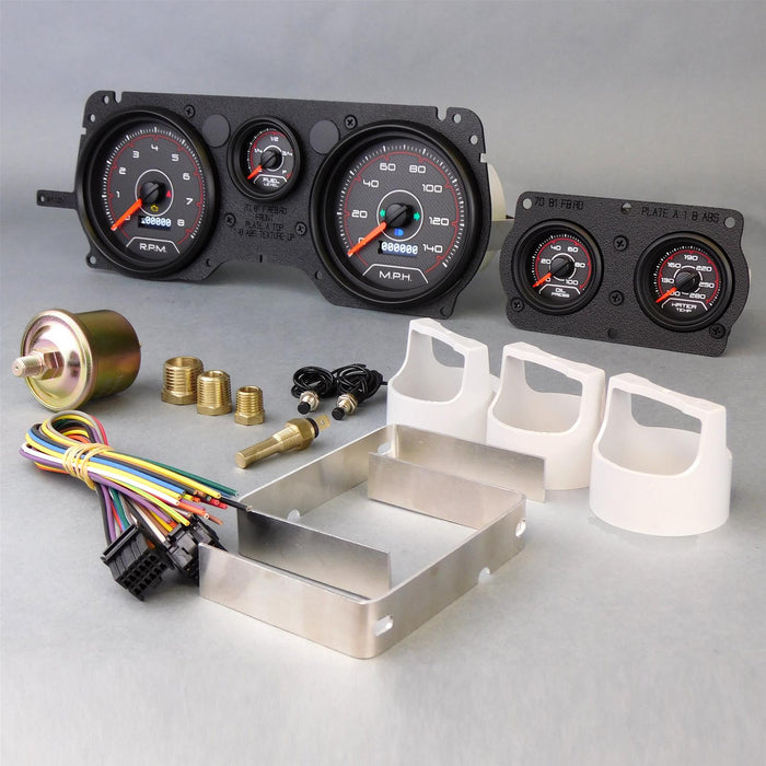 NVU Inc New Vintage USA 1970-81 Pontiac Firebird Gauge Packages 71126-01 Autofit
