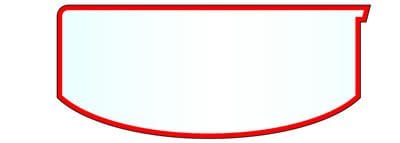 OPTICS 4 mil Thick, 3-Layer Clear Shield Protector Small Size 4 mil Thick, 3-Layer Clear Shield Protector Small Size Autofit