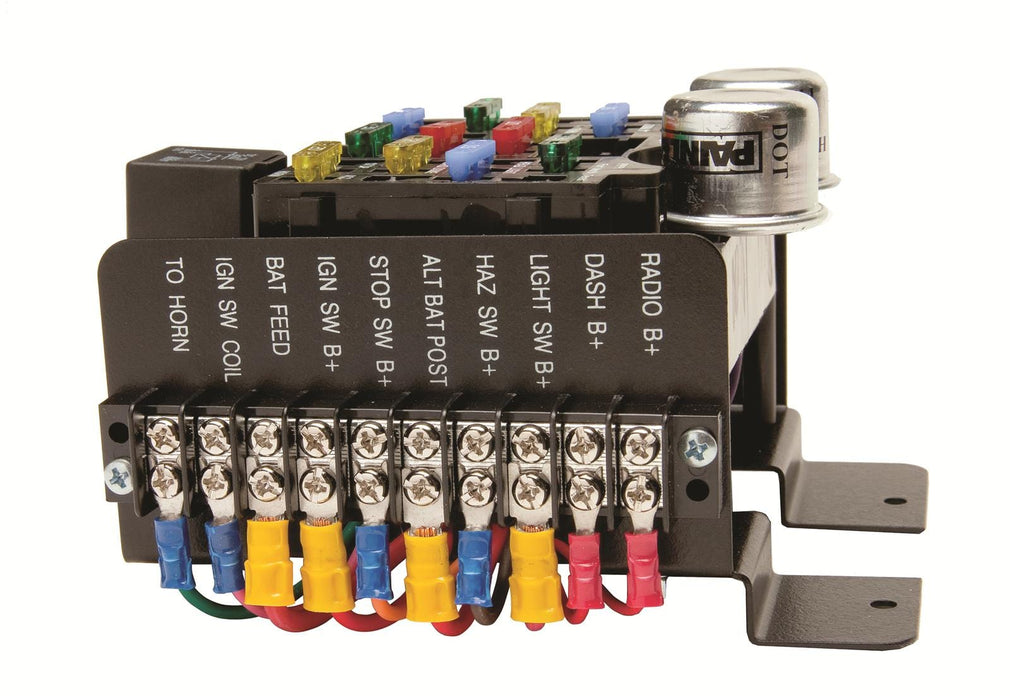 Painless Performance Painless Performance 14-Circuit Pre-Wired Universal Style Fuse Blocks 30001 Autofit