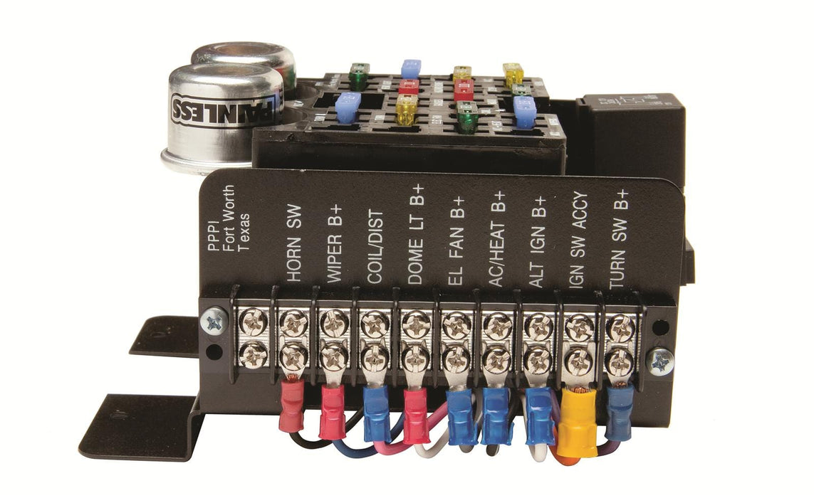 Painless Performance Painless Performance 14-Circuit Pre-Wired Universal Style Fuse Blocks 30001 Autofit