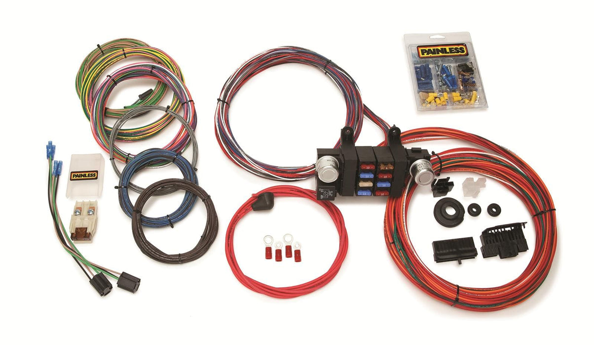 Painless Performance Painless Performance 18-Circuit Modular Chassis Harnesses 10308 Autofit