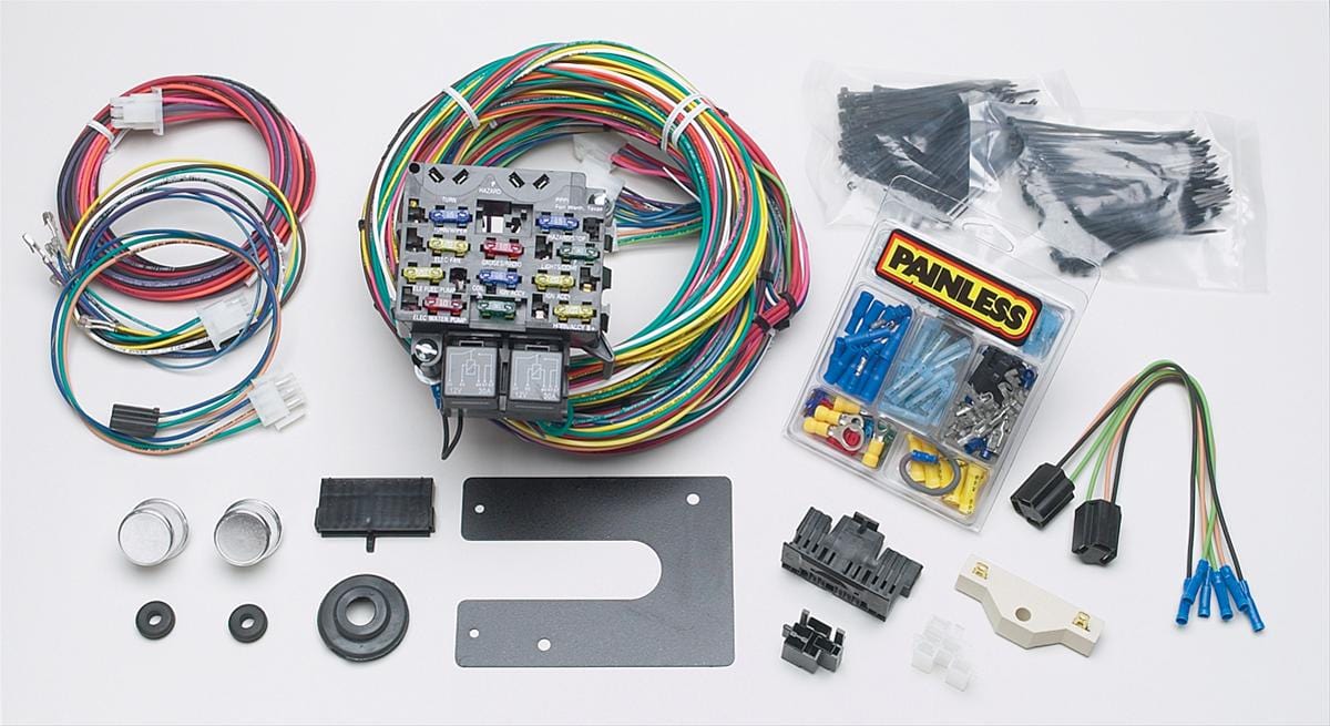 Painless Performance Painless Performance 21-Circuit Pro Street Chassis Harnesses 50002 Autofit