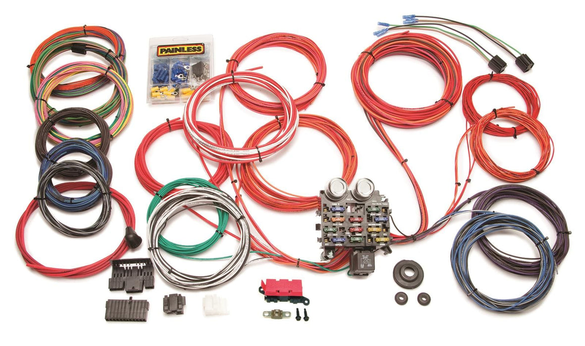 Painless Performance Painless Performance 21-Circuit Trunk-Mount Chassis Harnesses 10120 Autofit
