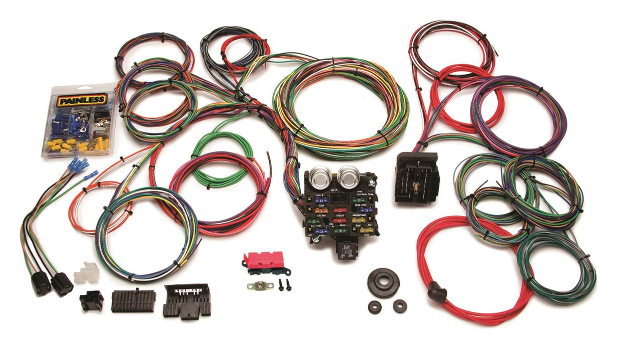 Painless Performance Painless Performance 21-Circuit Universal Muscle Car Harnesses 20103 Autofit