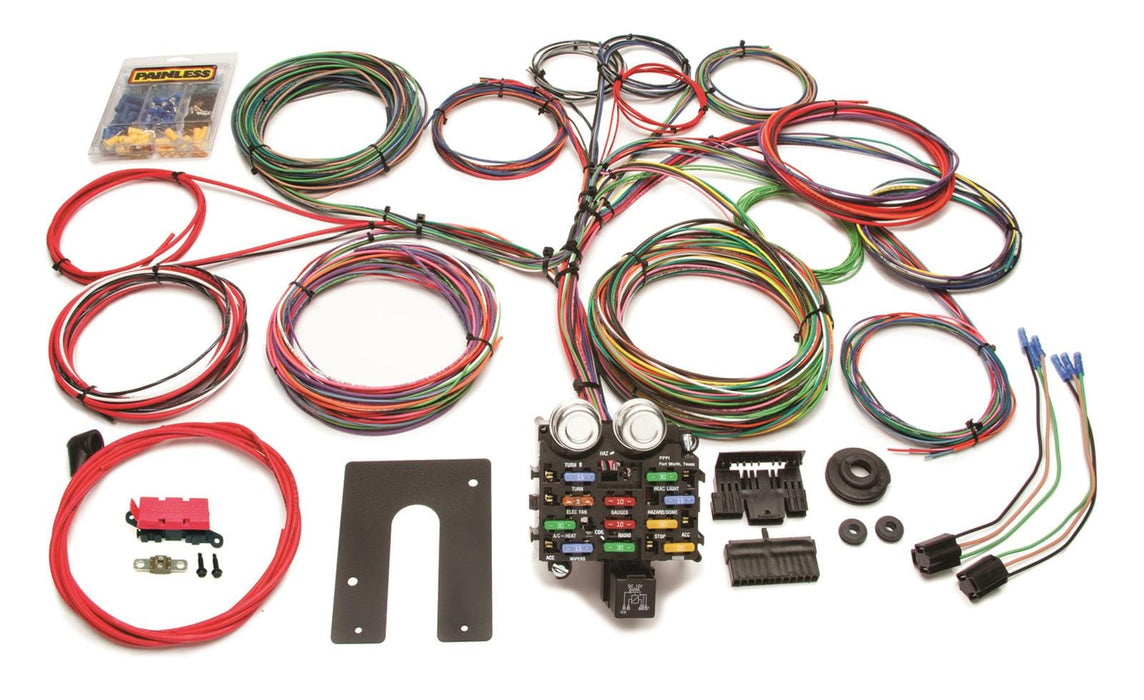 Painless Performance Painless Performance 21-Circuit Universal Truck Harnesses 10104 Autofit