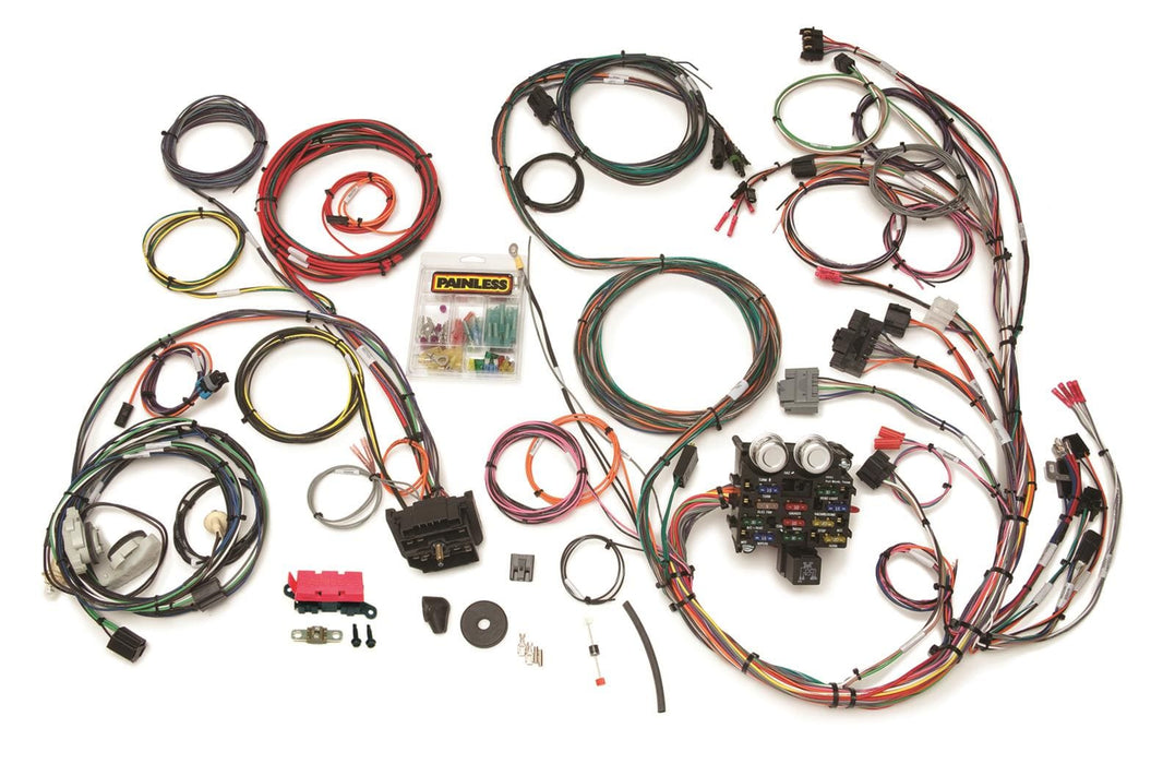 Painless Performance Painless Performance 23-Circuit Direct-Fit Jeep YJ Harnesses 10111 Autofit