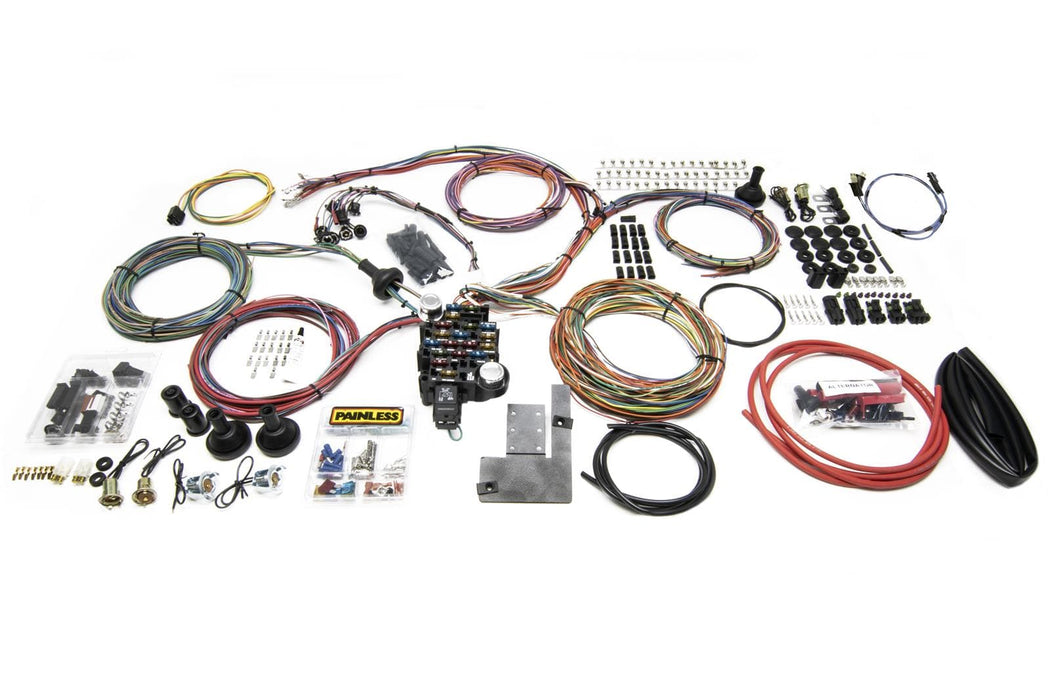 Painless Performance Painless Performance 27-Circuit Classic-Plus Tri-Five Chevy Chassis Harnesses 20105 Autofit