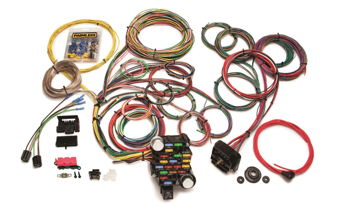 Painless Performance Painless Performance 28-Circuit Universal Muscle Car Harnesses 20104 Autofit