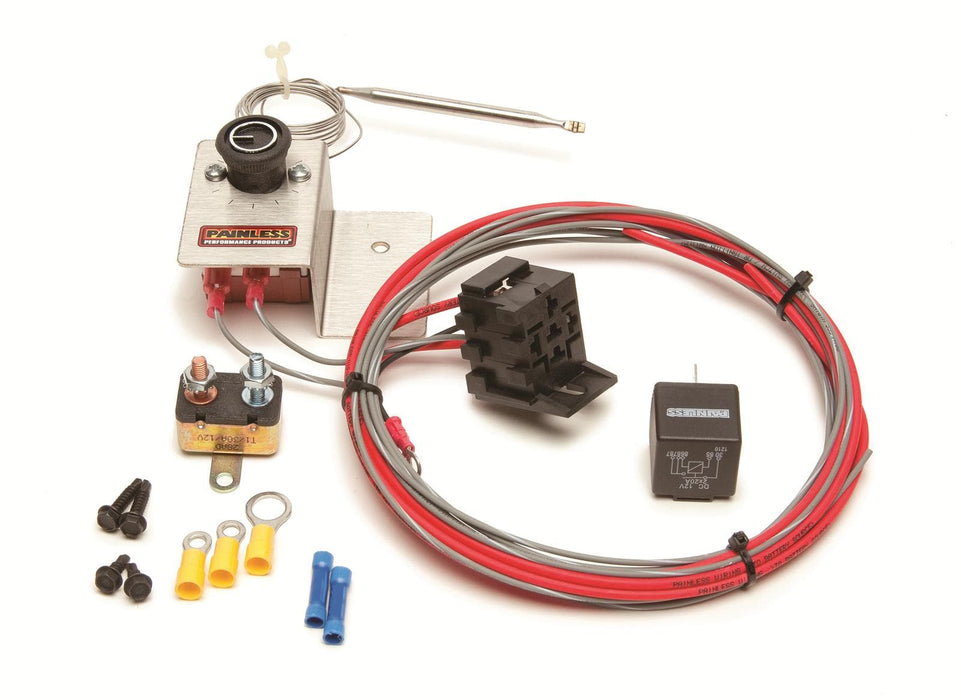 Painless Performance Painless Performance Adjustable Electric Fan Thermostat Kits 30104 Autofit