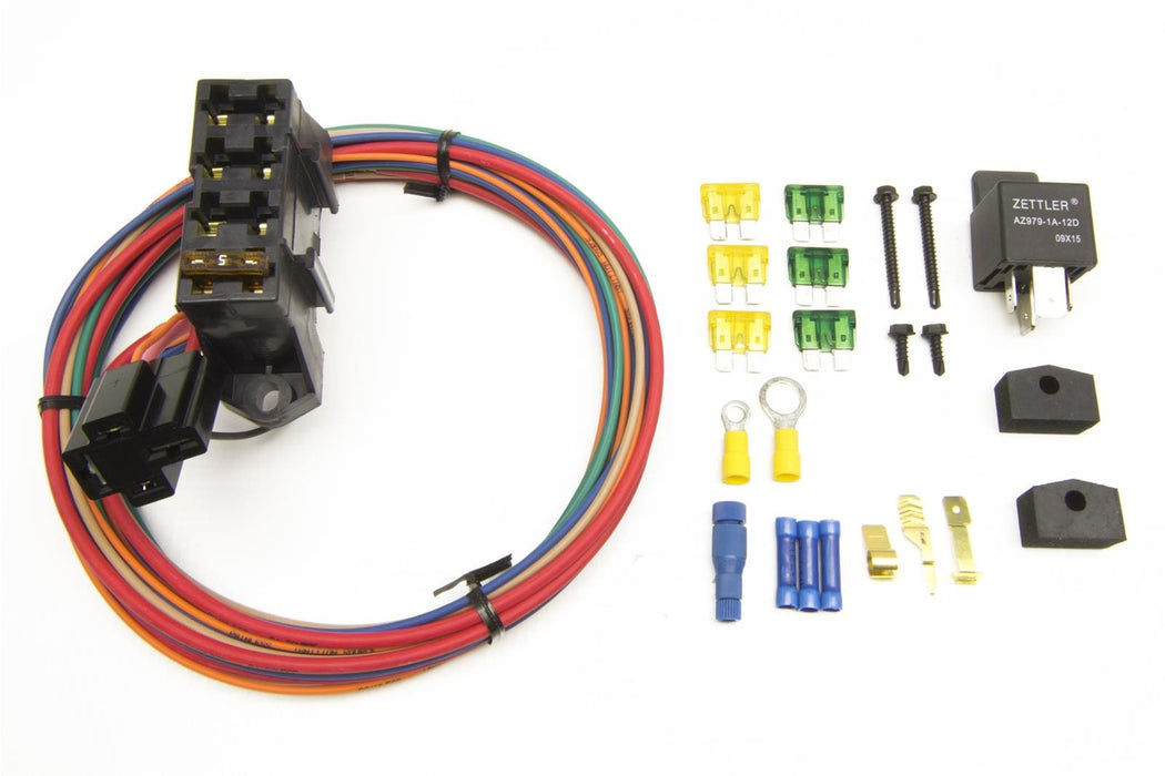 Painless Performance Painless Performance CirKit Boss Heavy-Duty Auxiliary Fuse Block/3 Circuit Kits (3 Ignition 12 V) 70114 Autofit