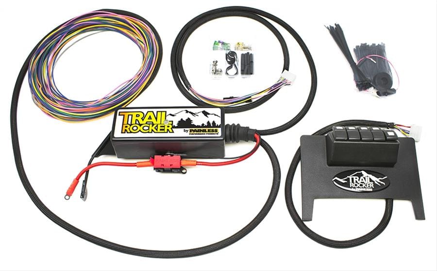 Painless Performance Painless Performance Trail Rocker Jeep JK Accessory Control Systems 57000 Autofit