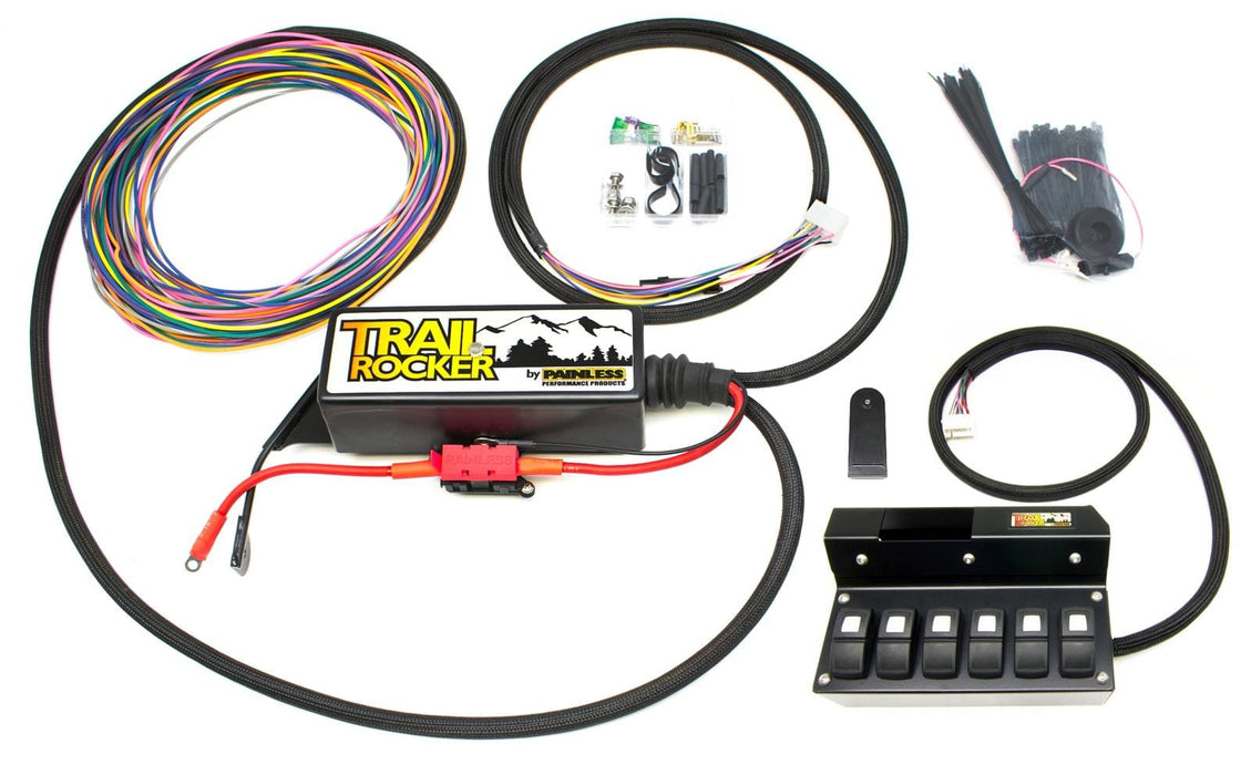 Painless Performance Painless Performance Trail Rocker Jeep JK Accessory Control Systems 57004 Autofit