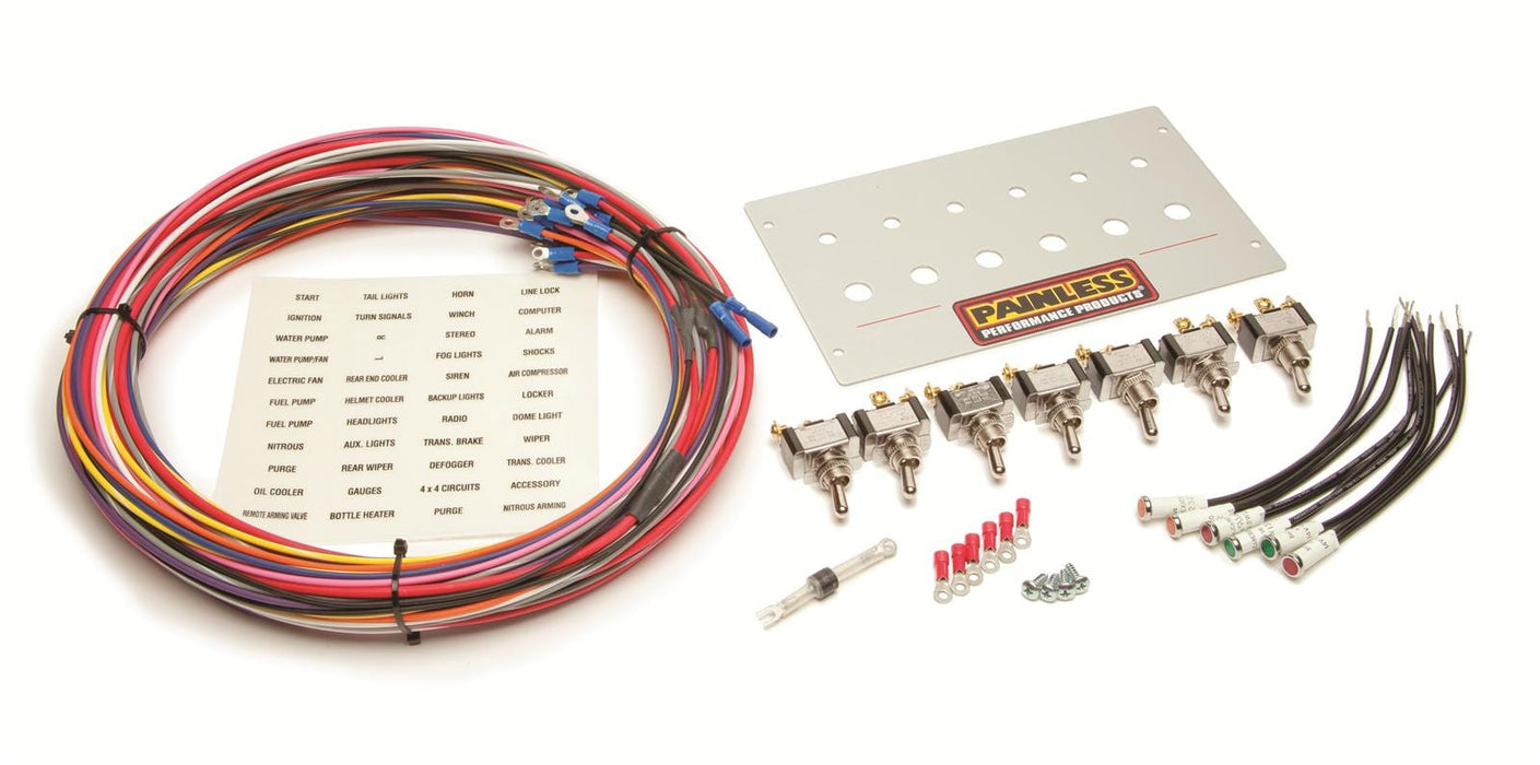 Painless Performance Painless Performance Wiring Toggle Switch Panels 50421 Autofit