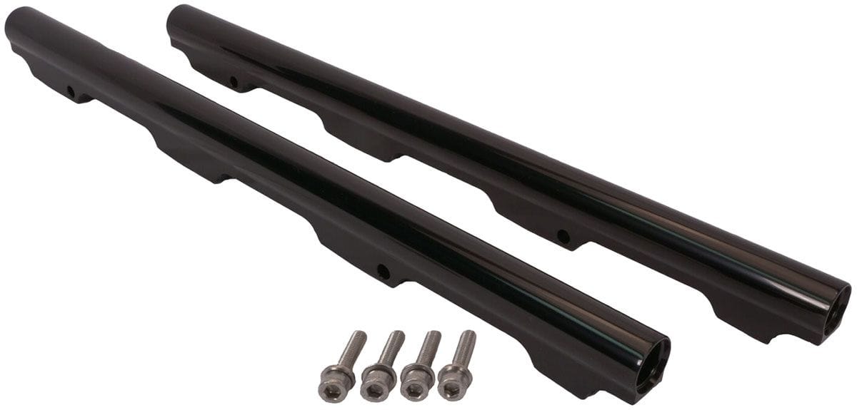 Performance Design Performance Design Performance Design Billet -8AN Fuel Rails, Black (PD70463.01.00.BK) Autofit