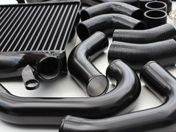 PLAZMAMAN COOLING Plazmaman Supra/Soarer Street Pro Bar & Plate Intercooler Kit Silver Autofit