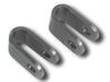 PROWERKS Fits up to 3/4" Tube, 3/8" Hole, 1-1/8" H x 3/4" L, .500" Inside Widt chromoly Rod End Clevis PWC73-205-2 Autofit
