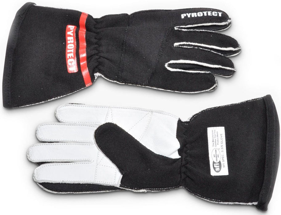 PYROTECT Pro Series Reverse Stich SFI-5 2-Layer Nomex Gloves, Black Pro Series Reverse Stich SFI-5 2-Layer Nomex Gloves, Black Autofit