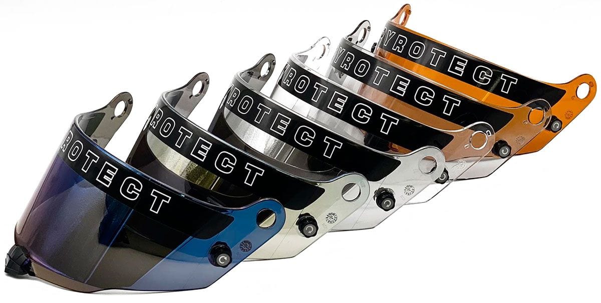 Pyrotect Safety Equipment Helmet Visor / Shield, Blue Iridescent PYHS300420 Autofit