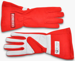 PYROTECT Sport 2-Layer SFI-5 Nomex Gloves, Red Sport 2-Layer SFI-5 Nomex Gloves, Red Autofit