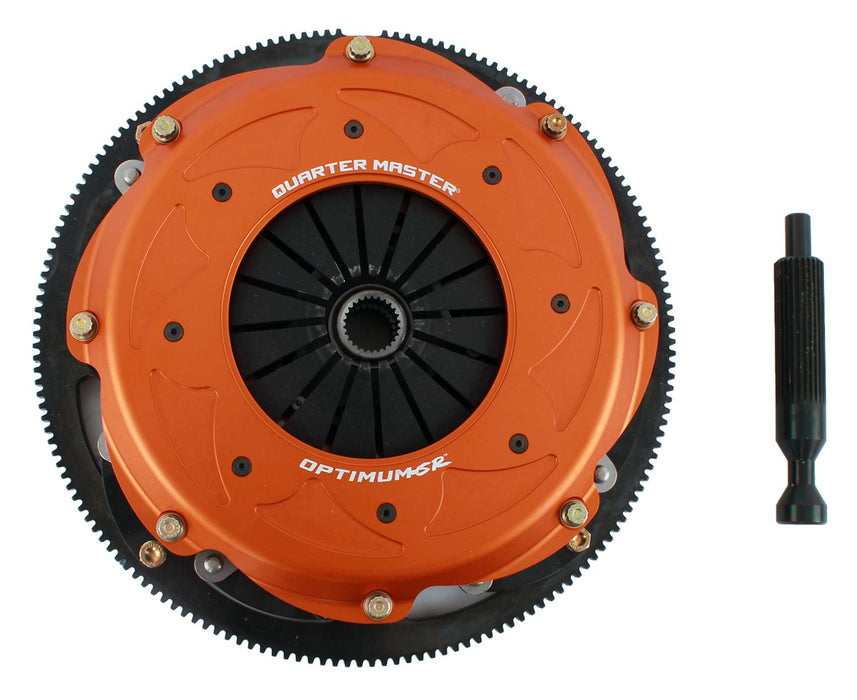 Quarter Master Quarter Master Optimum-SR 10.4 in. Twin-Disc Clutch/Flywheel/Release Bearing Kits 221591R Autofit