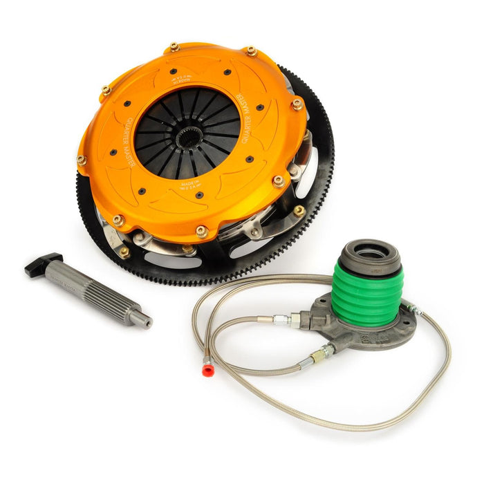 Quarter Master Quarter Master Optimum-SR 10.4 in. Twin-Disc Clutch/Flywheel/Release Bearing Kits 226591-R Autofit