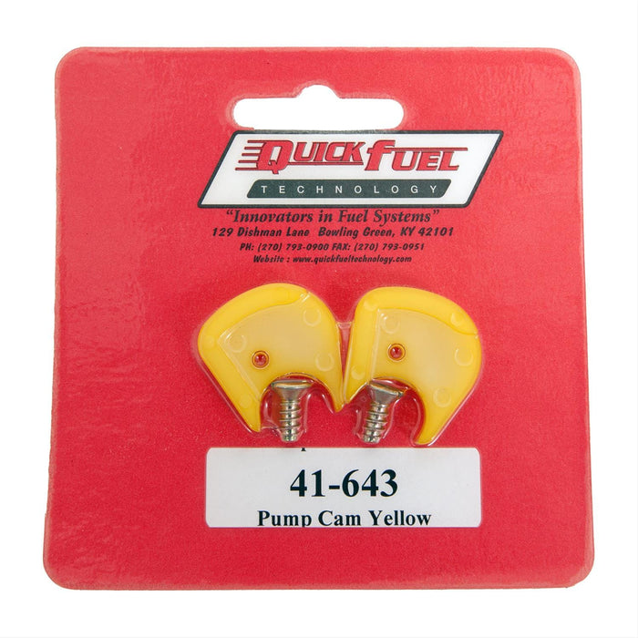 Quick Fuel Quick Fuel Accelerator Pump Cams 41-643QFT Autofit
