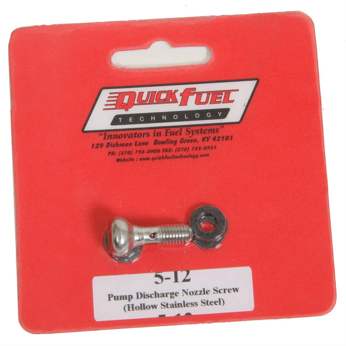 Quick Fuel Quick Fuel Carburetor Discharge Nozzle Screws 5-12QFT Autofit