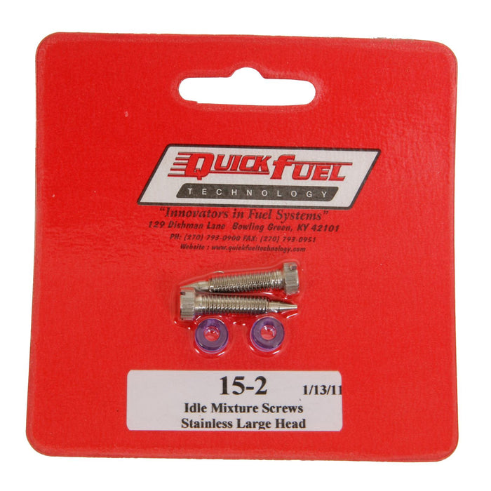 Quick Fuel Quick Fuel Carburetor Idle Mixture Screws 15-2QFT Autofit