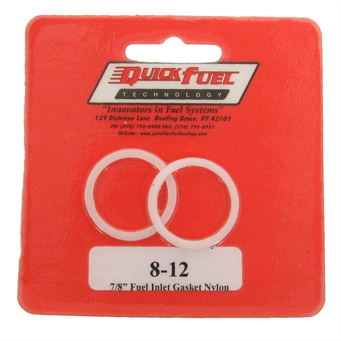 Quick Fuel Quick Fuel Carburetor Inlet Fitting Gaskets 8-12QFT Autofit
