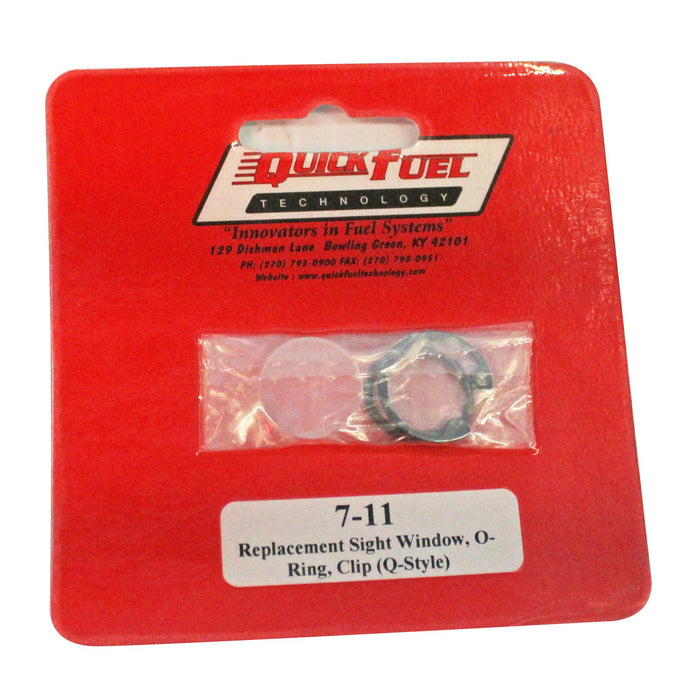 Quick Fuel Quick Fuel Replacement Carburetor Fuel Bowl Sight Glass Kits 7-11QFT Autofit
