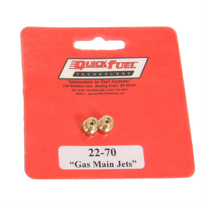 Quick Fuel Quick Fuel Standard Main Jets 22-70QFT Autofit