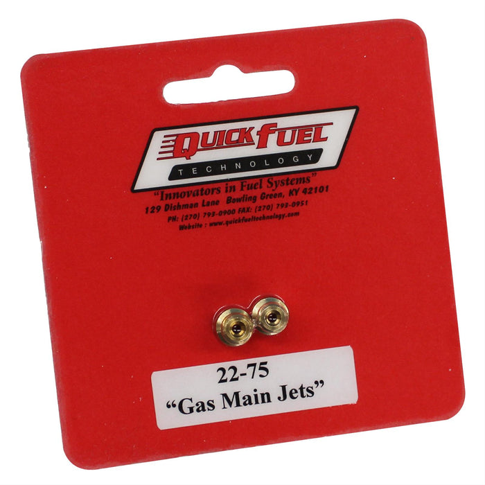 Quick Fuel Quick Fuel Standard Main Jets 22-75QFT Autofit