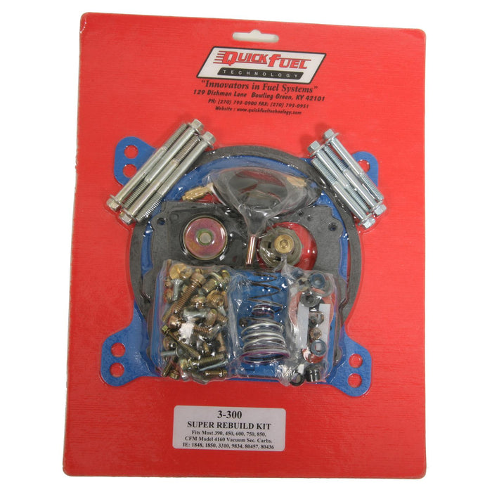 Quick Fuel Quick Fuel Super Carburetor Rebuild Kits 3-300QFT Autofit