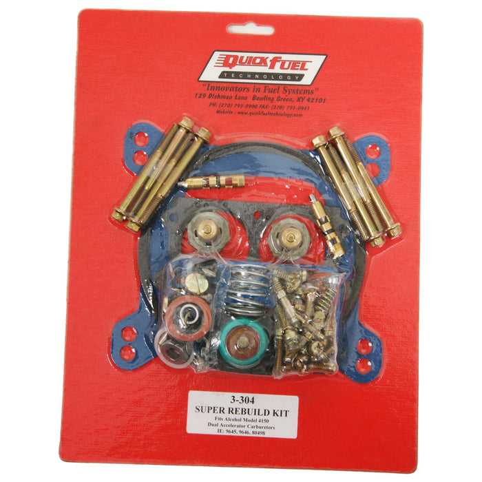 Quick Fuel Quick Fuel Super Carburetor Rebuild Kits 3-304QFT Autofit