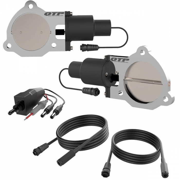 Quick Time Performance Quick Time Performance Electric Exhaust Cutouts QTEC70CP1 Autofit
