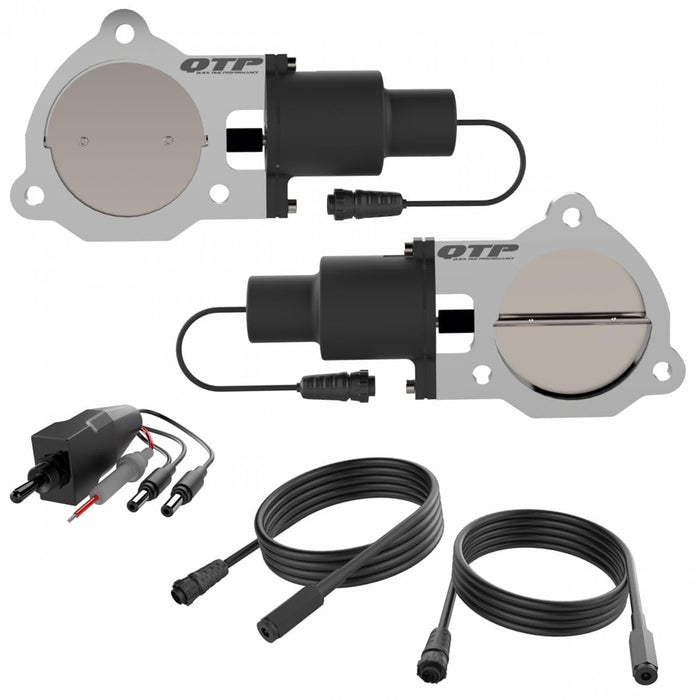 Quick Time Performance Quick Time Performance Electric Exhaust Cutouts QTEC70CP1 Autofit