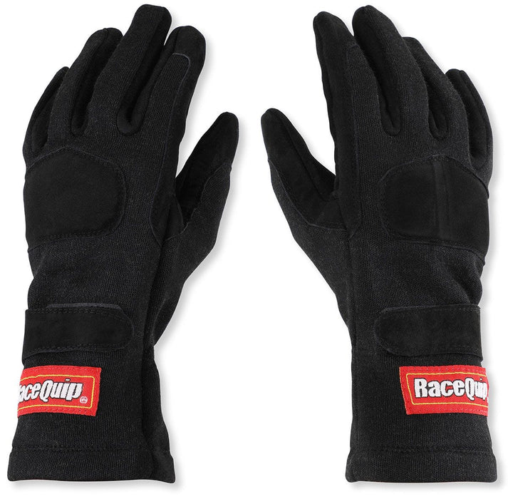Racequip Racequip Racequip 355 Series SFI-5 Multi Layer Nomex Racing Gloves, Black (RQ355007RQP) Autofit