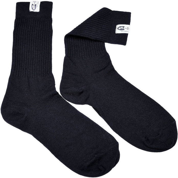 Racequip Racequip Racequip SFI 3.3 Fire Retardant Socks, Black, Small (RQ411992RQP) Autofit