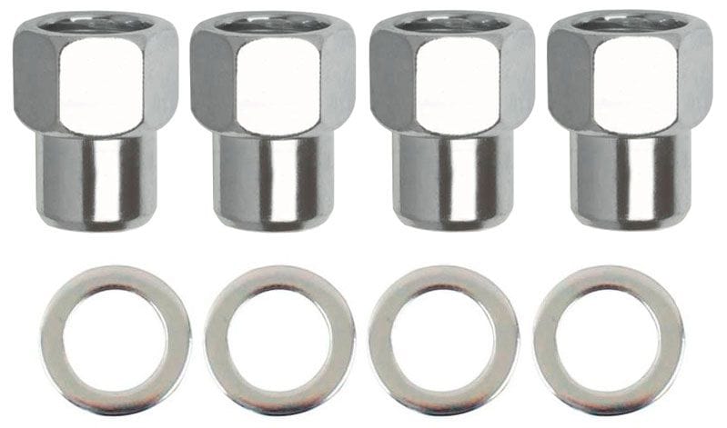 ROCKET 12mm x 1.50 Thread, .500" Shank, Open End (Set Of 4) Short Mag Wheel Nuts - 13/16" Hex GOR73037SMB Autofit