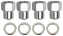 ROCKET 7/16" Thread, .500" Shank, Open End (Set Of 4) Short Mag Wheel Nuts - 13/16" Hex GOR73077SMB Autofit