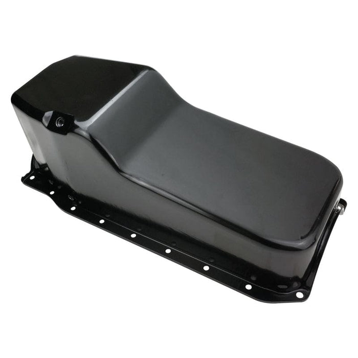 RTS RTS Oil Pan Sump, Steel, Black Finish, Replacement, SB Chev Holden, 1-Piece Rear main, Driver Side Dipstick, Each RTS Oil Pan Sump, Steel, Black Finish, Replacement, SB Chev Holden, 1-Piece Rear main, Driver Side Dipstick, Each Autofit