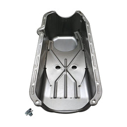 RTS RTS Oil Pan Sump, Steel, Black Finish, Replacement, SB Chev Holden, 2-Piece Rear main, Driver Side Dipstick, Each RTS Oil Pan Sump, Steel, Black Finish, Replacement, SB Chev Holden, 2-Piece Rear main, Driver Side Dipstick, Each Autofit