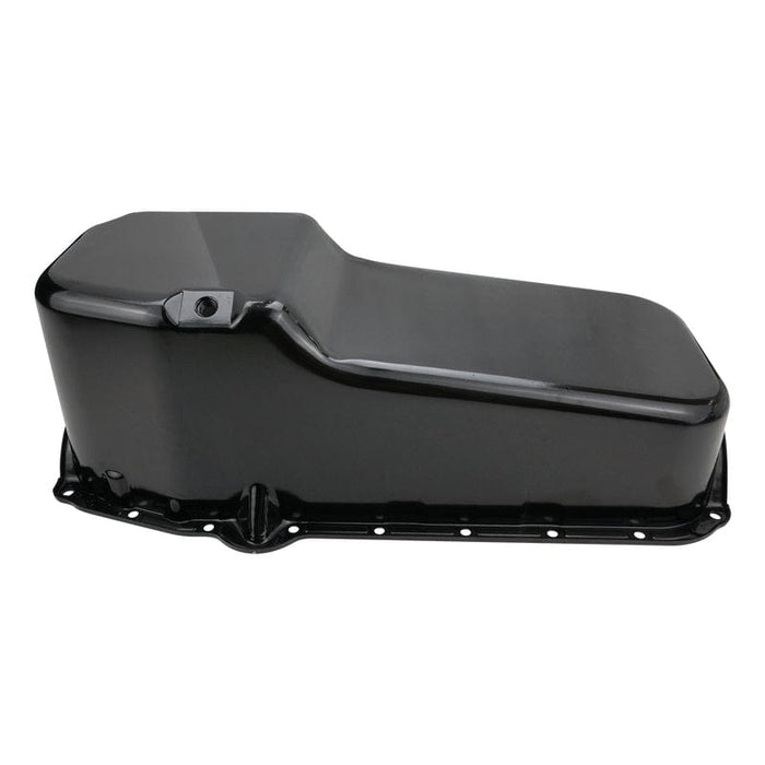 RTS RTS Oil Pan Sump, Steel, Black Finish, Replacement, SB Chev Holden, 2-Piece Rear main, Passenger Side Dipstick, Each RTS Oil Pan Sump, Steel, Black Finish, Replacement, SB Chev Holden, 2-Piece Rear main, Passenger Side Dipstick, Each Autofit