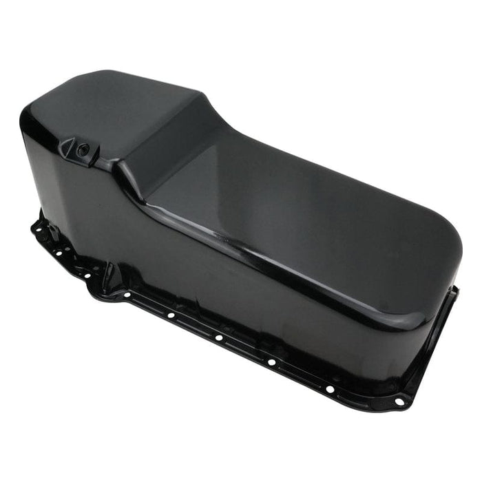 RTS RTS Oil Pan Sump, Steel, Black Finish, Replacement, SB Chev Holden, 2-Piece Rear main, Passenger Side Dipstick, Each RTS Oil Pan Sump, Steel, Black Finish, Replacement, SB Chev Holden, 2-Piece Rear main, Passenger Side Dipstick, Each Autofit