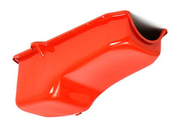 RTS RTS Oil Pan Sump, Steel, OEM Style Chev Orange SB Chev, 2-Piece Rear Main, Driver Side Dipstick, Each RTS Oil Pan Sump, Steel, OEM Style Chev Orange SB Chev, 2-Piece Rear Main, Driver Side Dipstick, Each Autofit