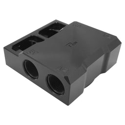 RTS RTS Remote Oil Filter Head, 13/16''-16 Thread, 4x Side AN12 ORB Ports, Billet Aluminium, Black HP4 Filter, Each RTS Remote Oil Filter Head, 13/16''-16 Thread, 4x Side AN12 ORB Ports, Billet Aluminium, Black HP4 Filter, Each Autofit