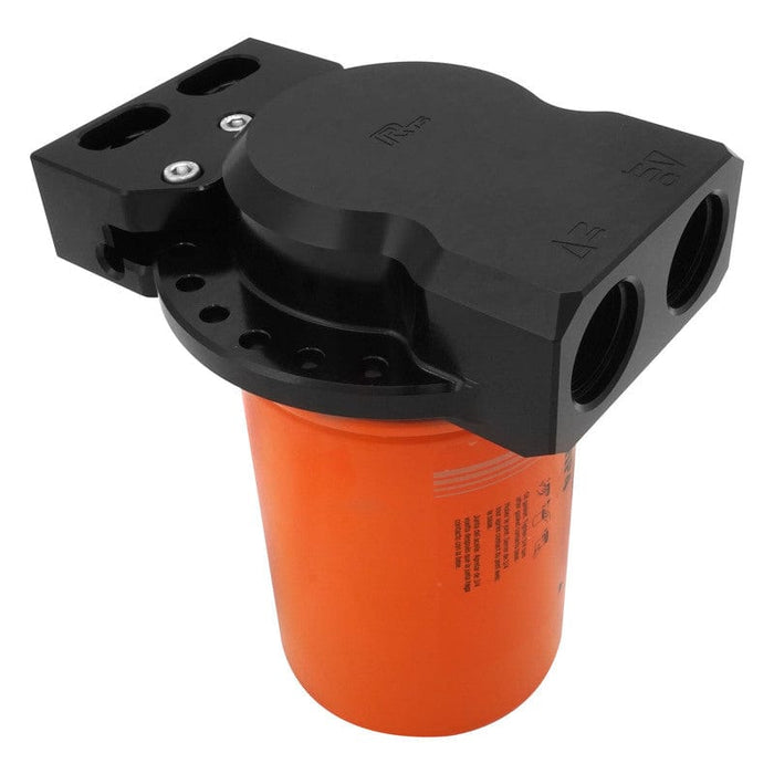 RTS RTS Remote Oil Filter Head, With FRAM HP4 Filter, 13/16''-16 Thread, AN12 ORB Ports, Adjustable Bracket, Billet Aluminium, Black RTS Remote Oil Filter Head, With FRAM HP4 Filter, 13/16''-16 Thread, AN12 ORB Ports, Adjustable Bracket, Billet Aluminium, Black Autofit