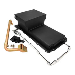 RTS RTS Steel Oil Pan, Chev Holden Engine Swap, LS, 427 Stroker , 90 Deg Remote Mount Filter, Matt Black, Rear Sump 6.5 litre Capacity, Pick Up, Kit RTS Steel Oil Pan, Chev Holden Engine Swap, LS, 427 Stroker , 90 Deg Remote Mount Filter, Matt Black, Rear Sump 6.5 litre Capacity, Pick Up, Kit Autofit