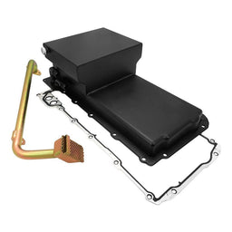 RTS RTS Steel Oil Pan, Chev Holden Engine Swap, LS, 427 Stroker ,Remote 90Deg AN-10, Matt Black, Rear Sump 6.5 litre Capacity, Pick Up, Kit RTS Steel Oil Pan, Chev Holden Engine Swap, LS, 427 Stroker ,Remote 90Deg AN-10, Matt Black, Rear Sump 6.5 litre Capacity, Pick Up, Kit Autofit